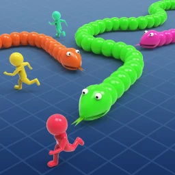 Ícone de Snake vs StickMan : Big Snake